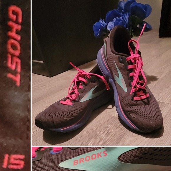Brooks Shoes - Brooks Ghost 15 Black Aruba Women's US 10.5 EU 42.5